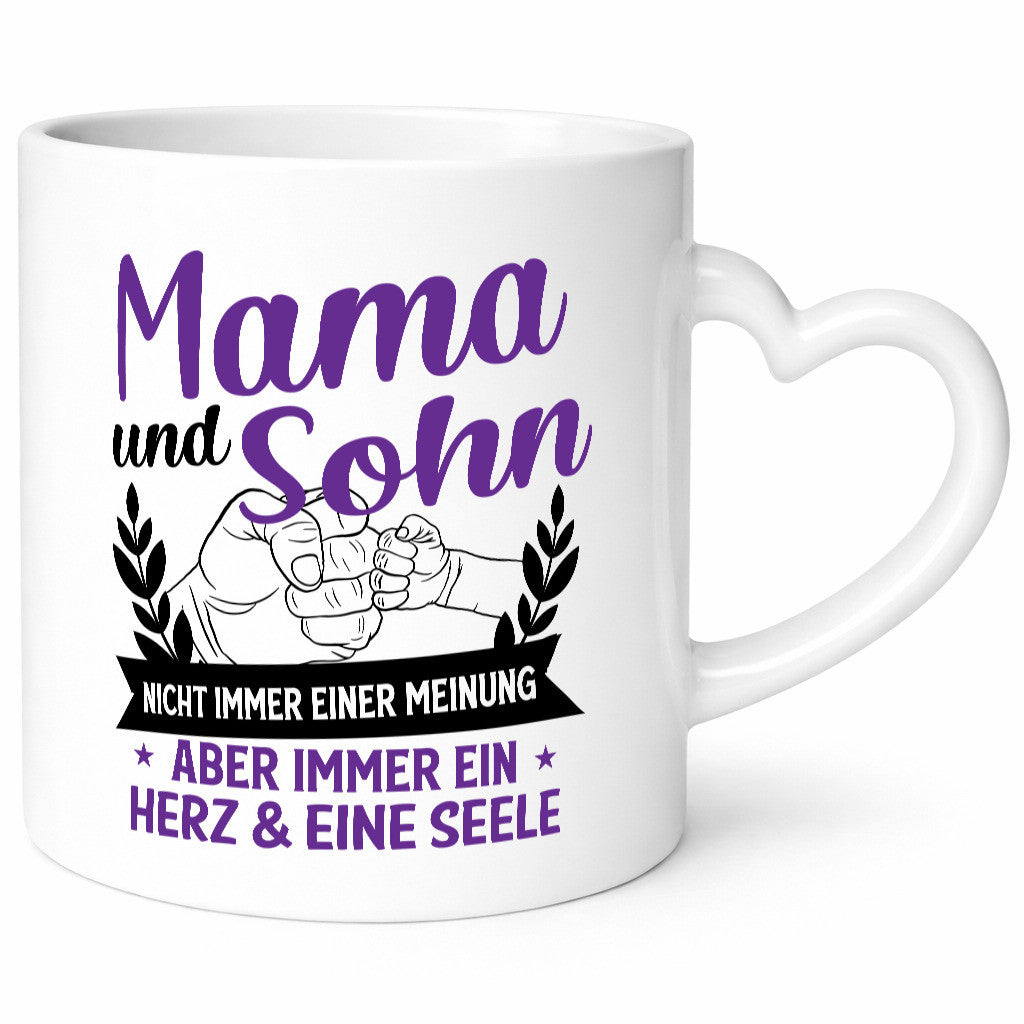 Mom and Son, Heart & Soul | Fists Certificate Funny Family Gift Idea
