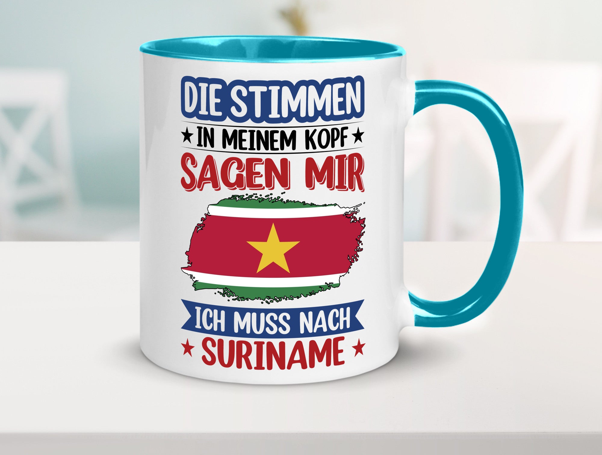 Suriname | Urlaub Stimmen in meinem Kopf Traumland v2 Geschenk Humor