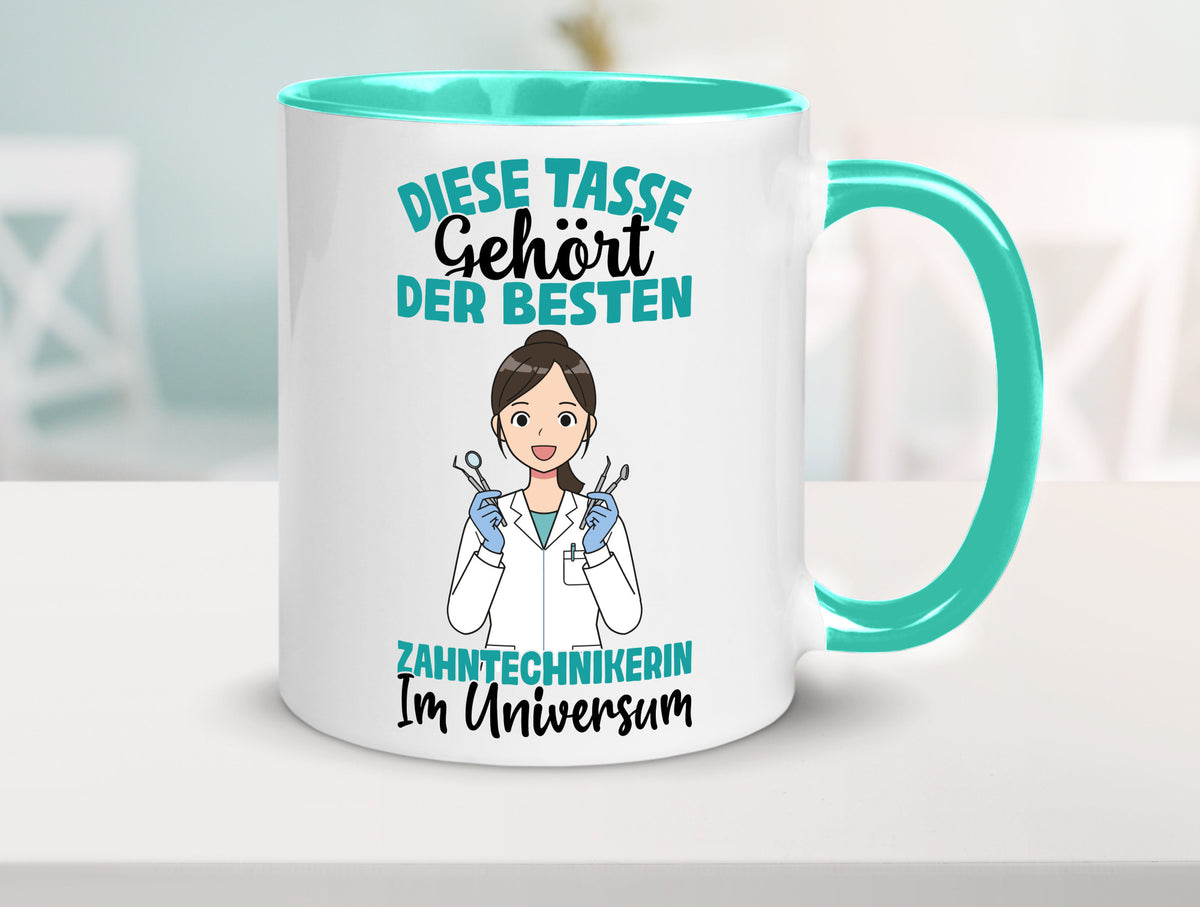 Im Universum: Zahntechnikerin | Zahnmedizin Humor Geschenkidee Tasse