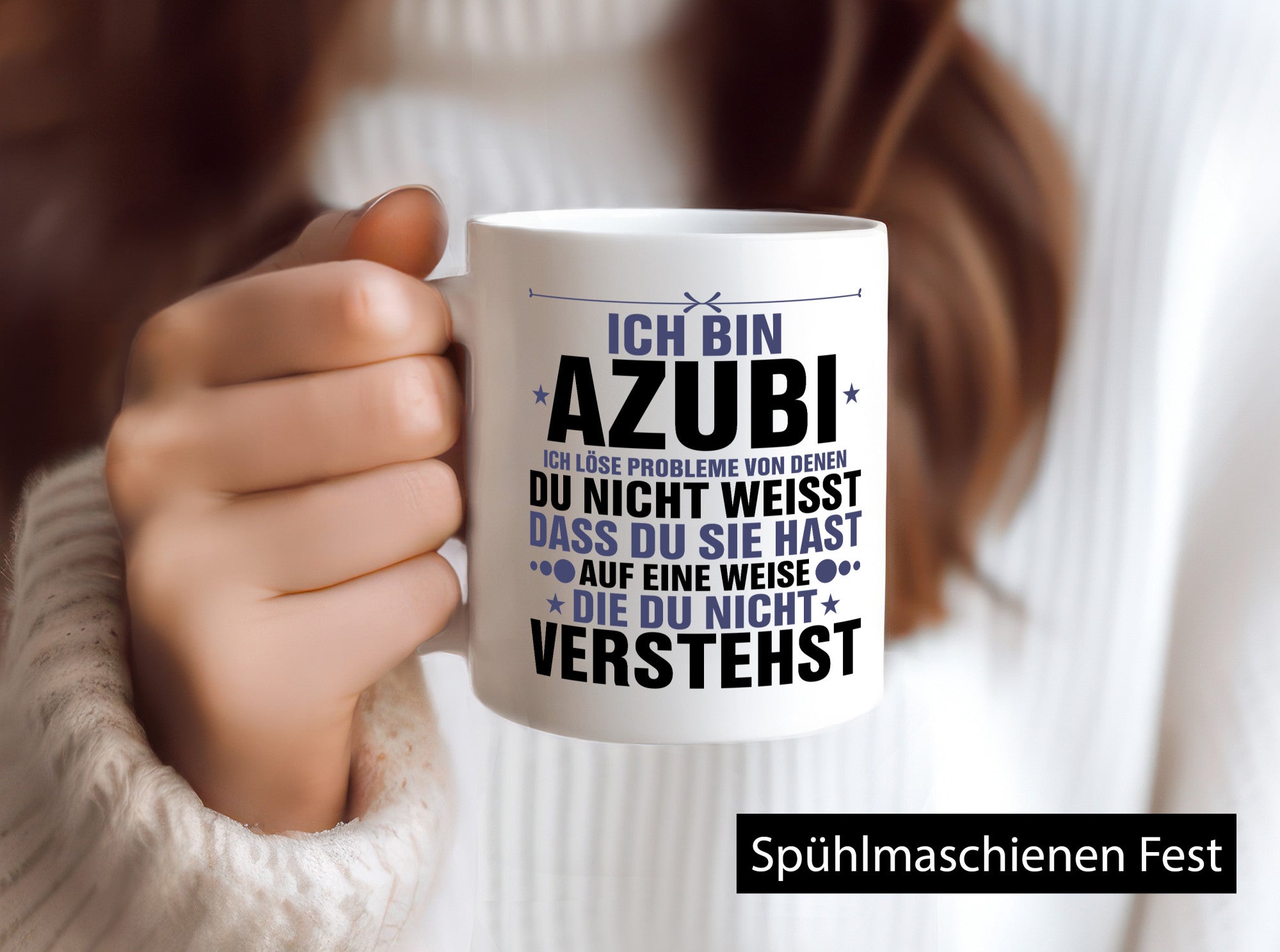 Löse Probleme: Azubi | Ausbildung Lehre Lehrling Humor Geschenkidee Tasse