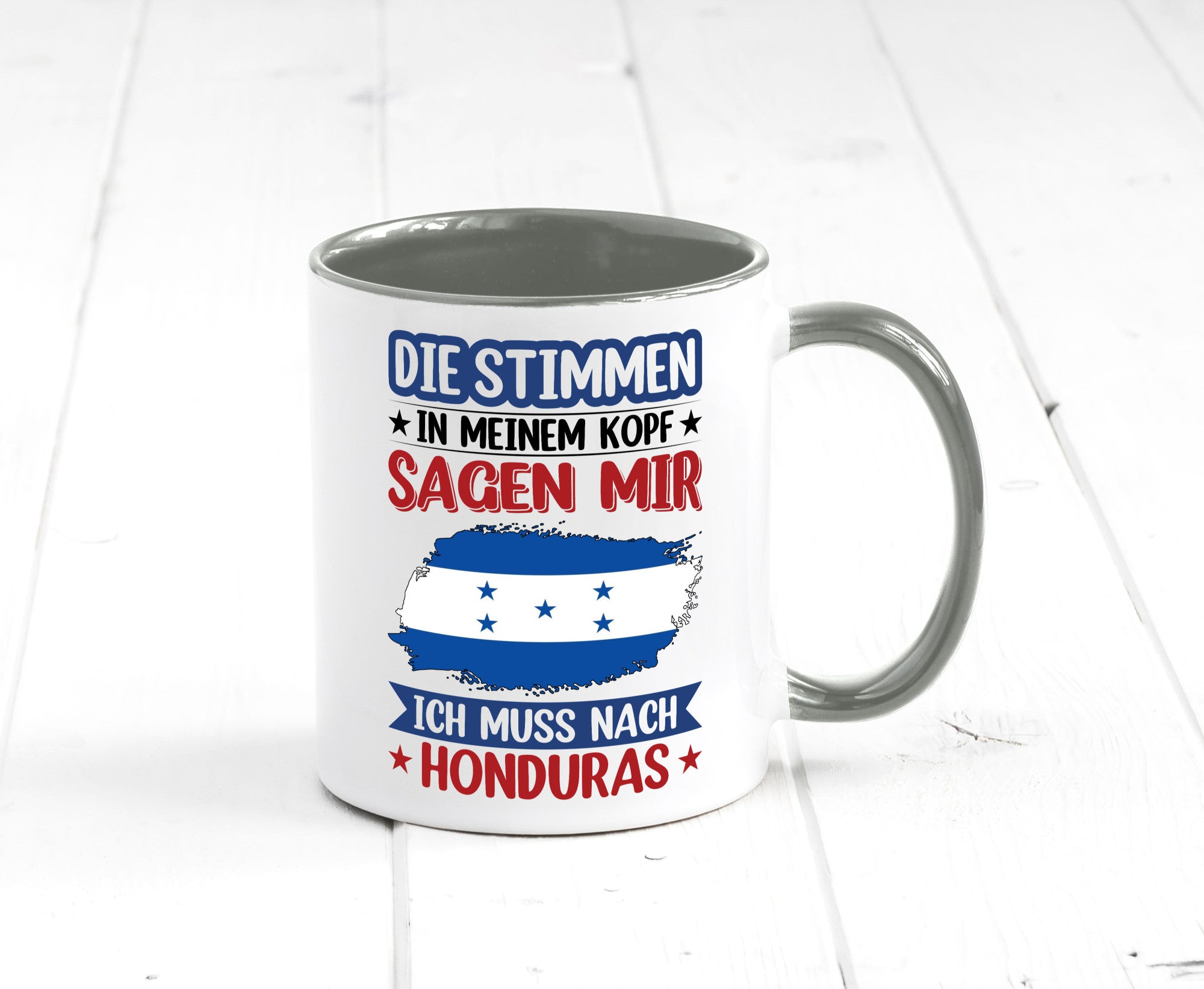 Honduras | Urlaub Stimmen in meinem Kopf Traumland Geschenkidee Humor Tasse