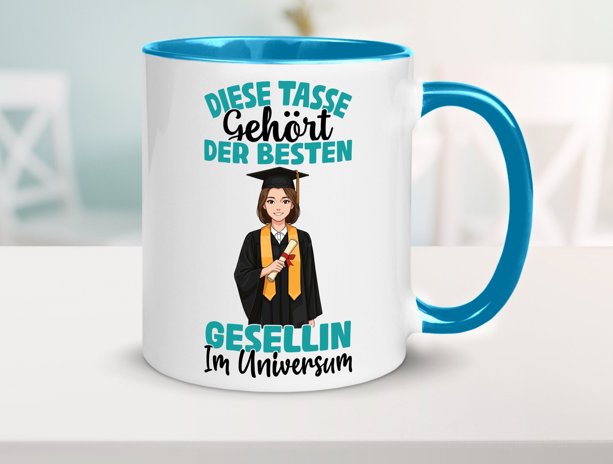 Im Universum: Gesellin | Handwerkerinnen lustiger Spruch Geschenk Humor