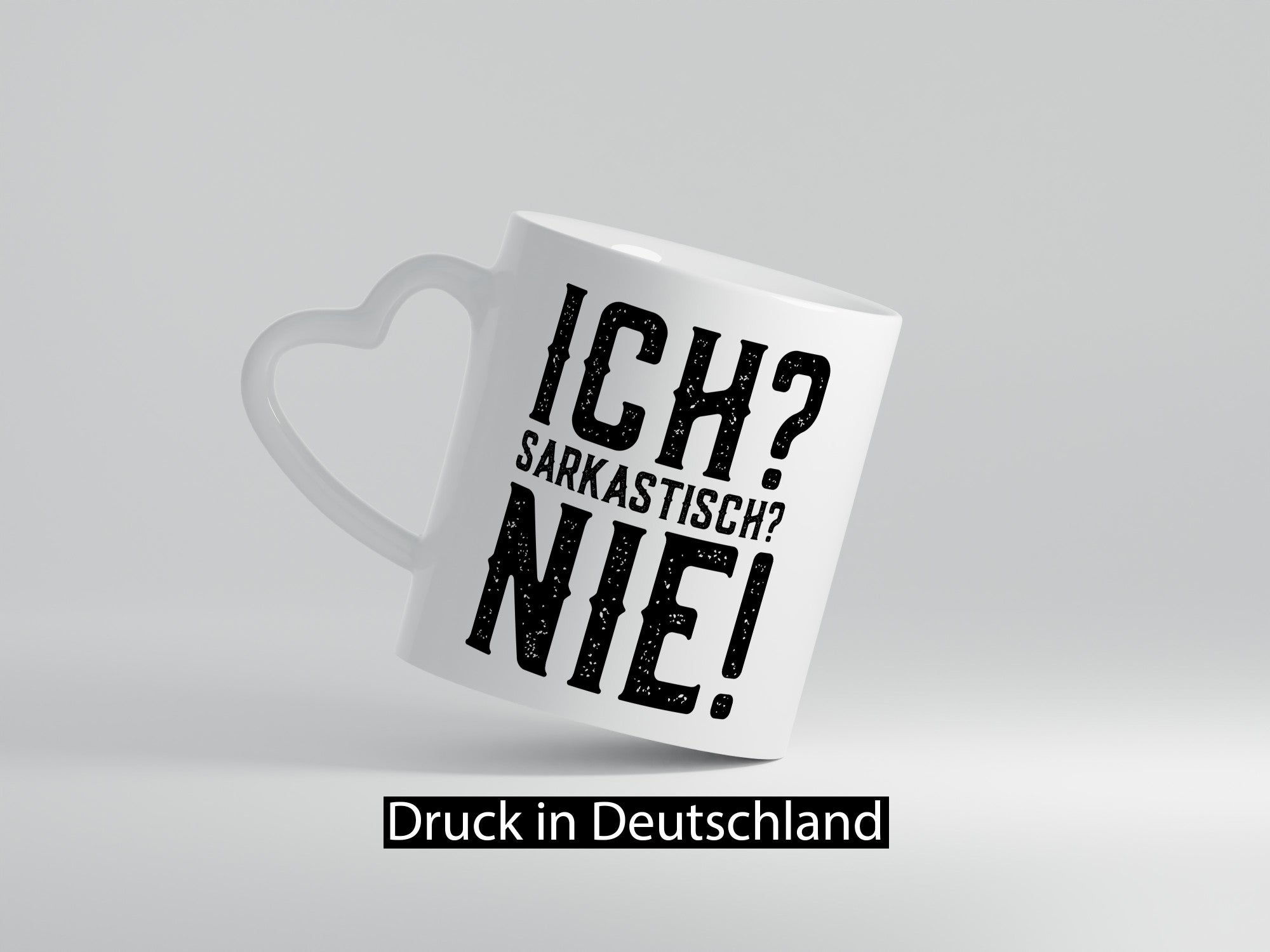 Ich? sarkastisch? Nie! | Lustig Humor Geschenkidee Tasse