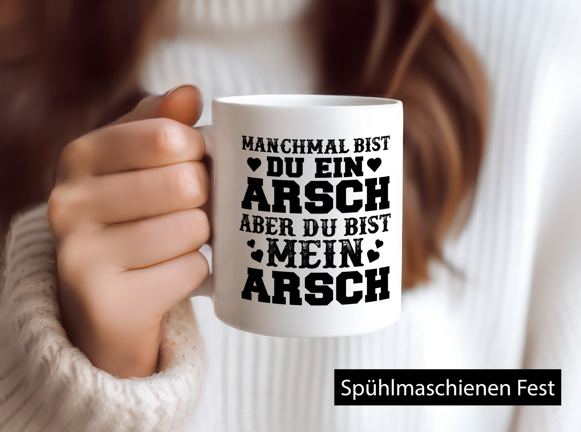 Du bist mein Arsch Geschenk Humor Geschenkidee lustiger Spruch Tasse