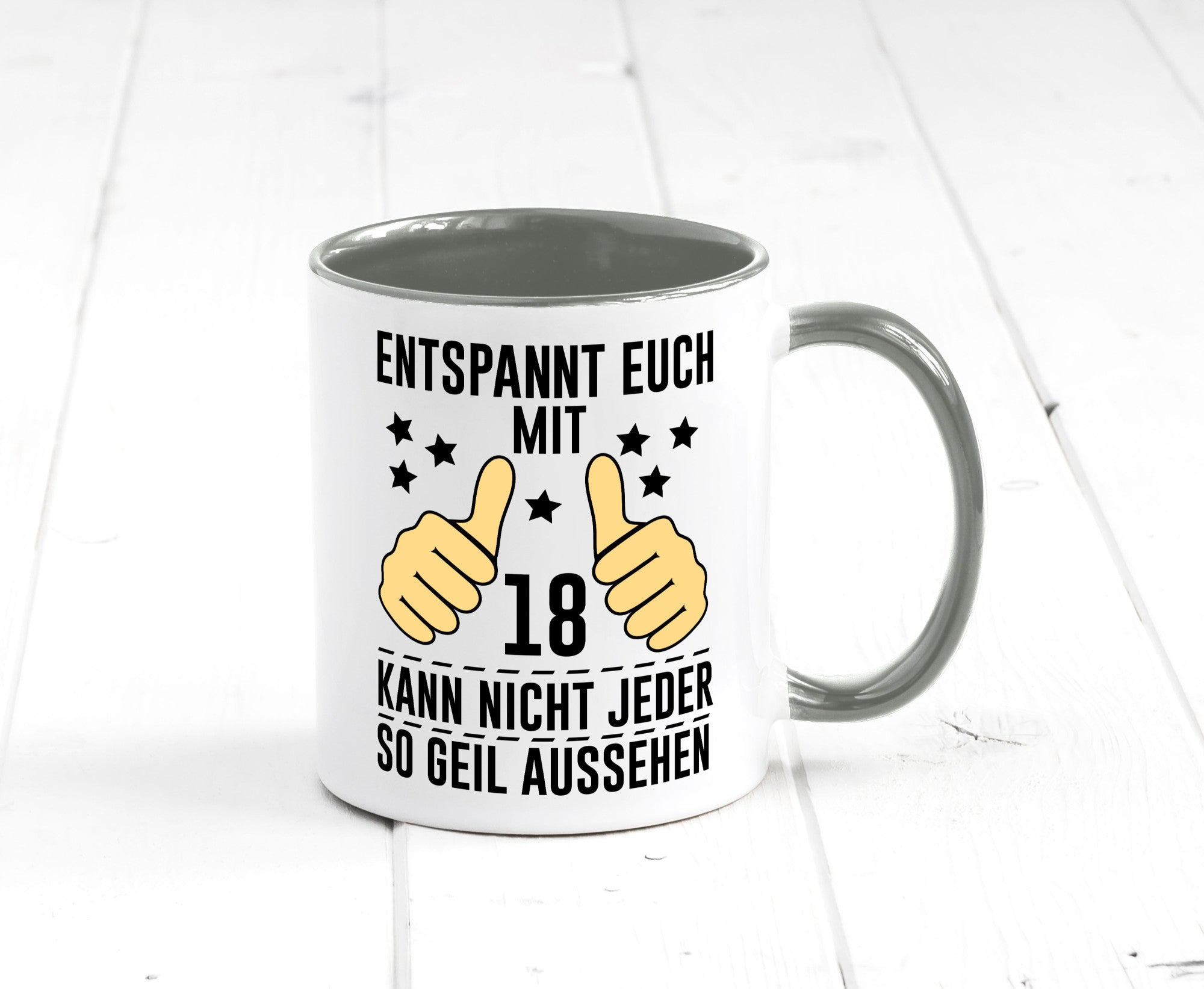 18. Geburtstag | 18 Jahre Geil aussehen Entspannt euch Geschenk Geschenkidee
