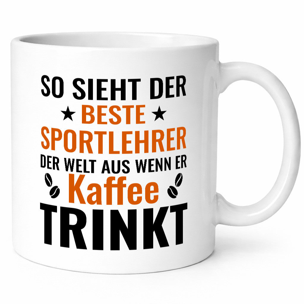 Kaffee trinkt: Sportlehrer | Lehrer Sport Geschenkidee Humor Tasse