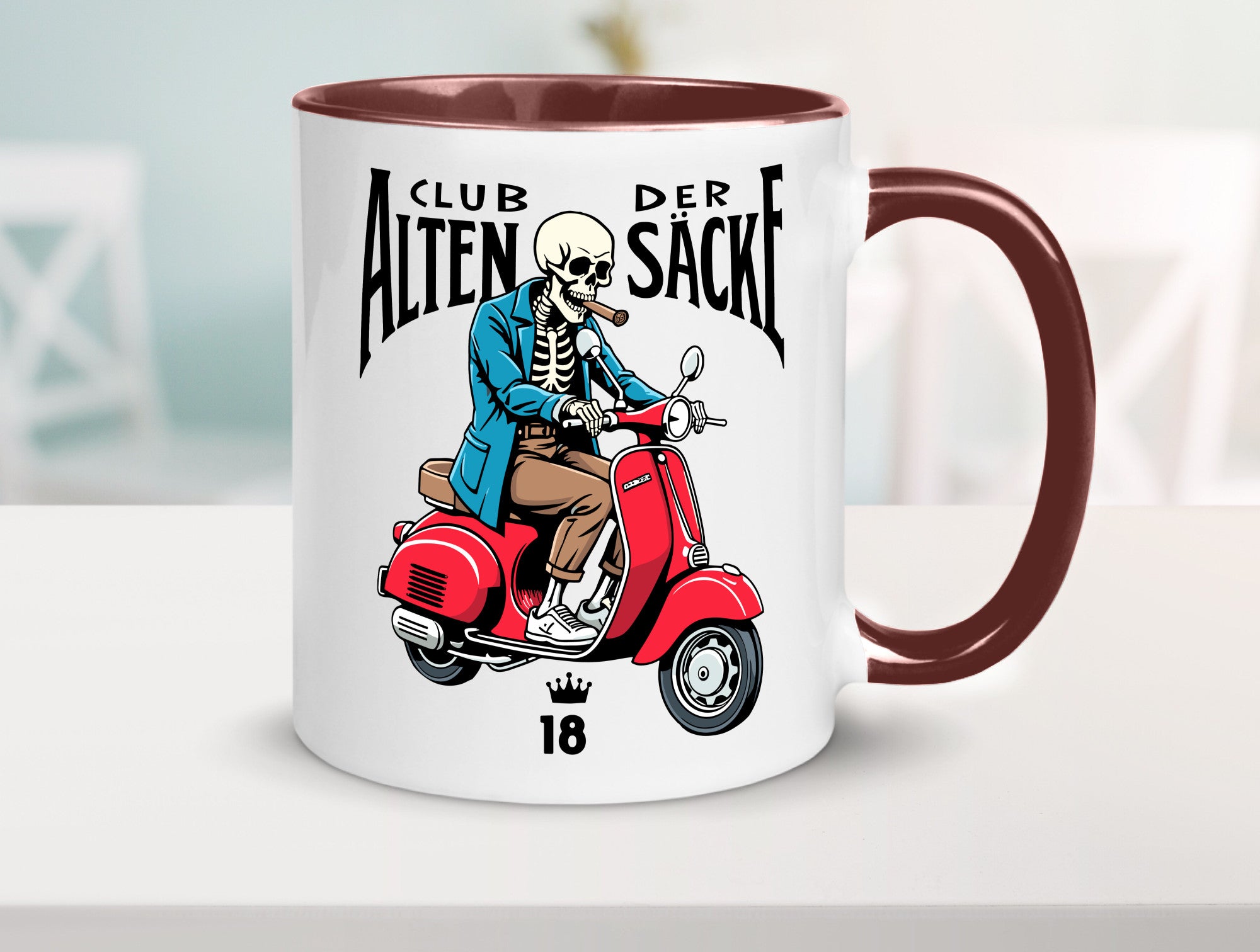 18. Geburtstag | 18 Jahre Club der alten Säcke Geschenkidee Humor Tasse