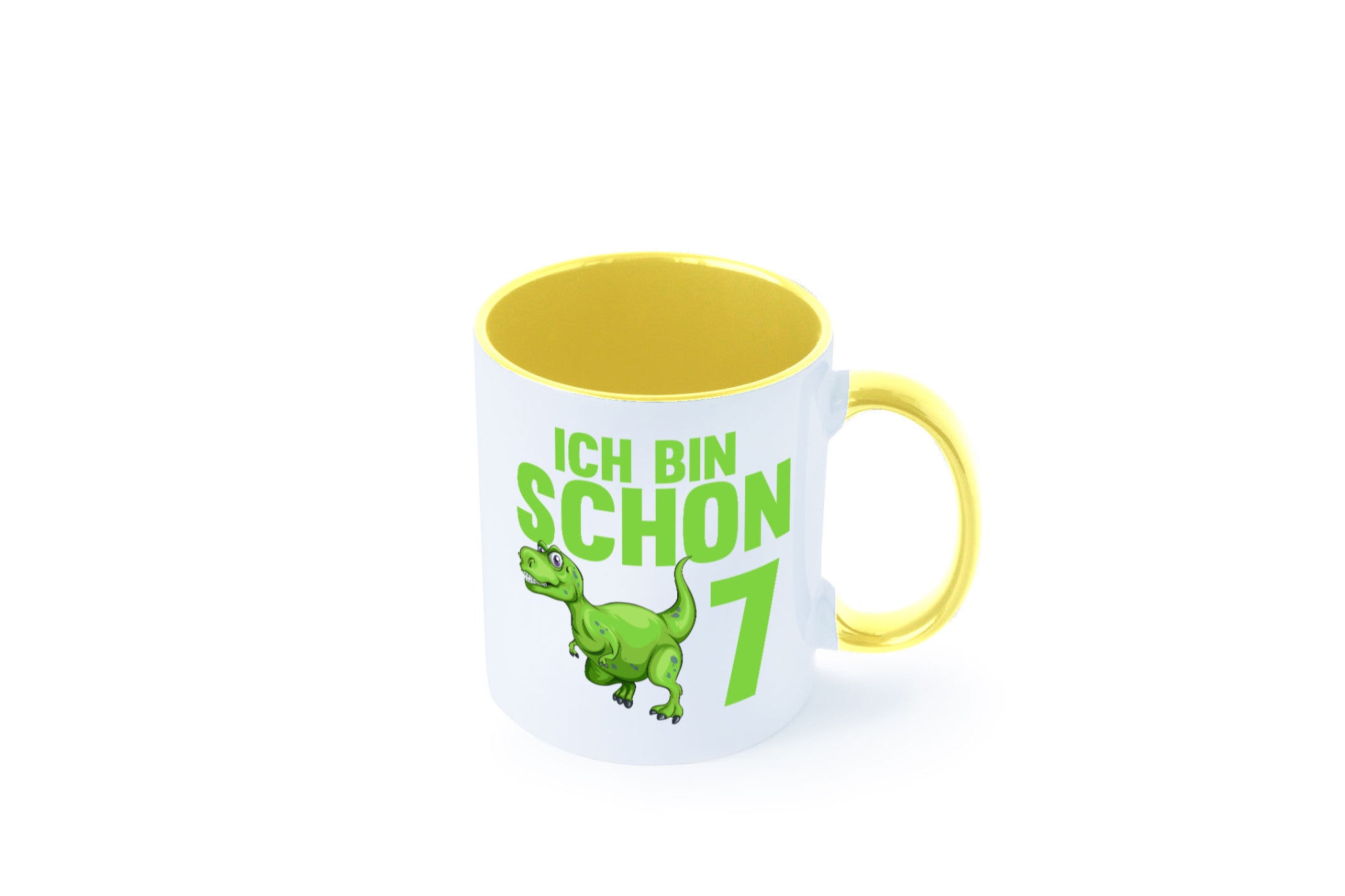 7. Geburtstag | 7 Jahre Dino Dinosaurier Humor Geschenkidee Tasse