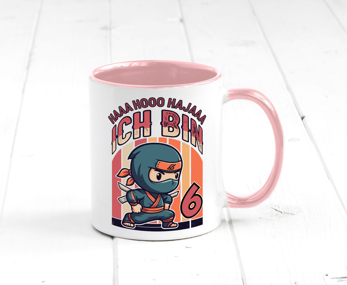 6. Geburtstag | Ninja Junge 6 Jahre Humor Geschenkidee Tasse