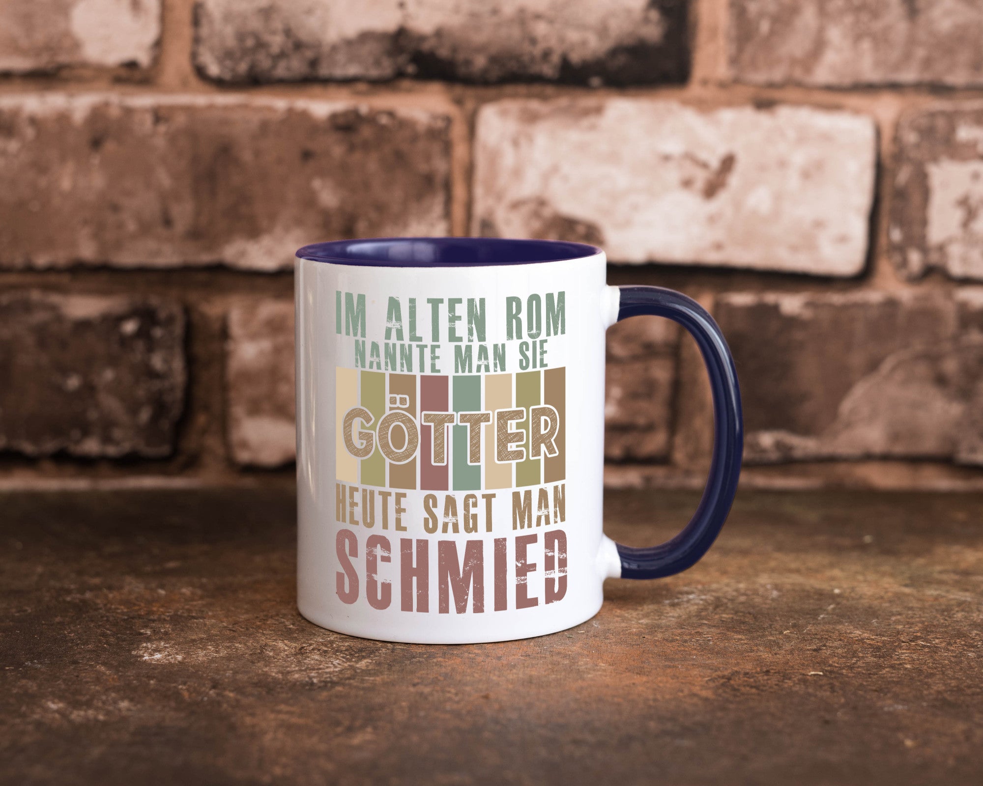 Heute sagt man: Schmied | schmieden lustig Humor Geschenkidee Geschenk Tasse