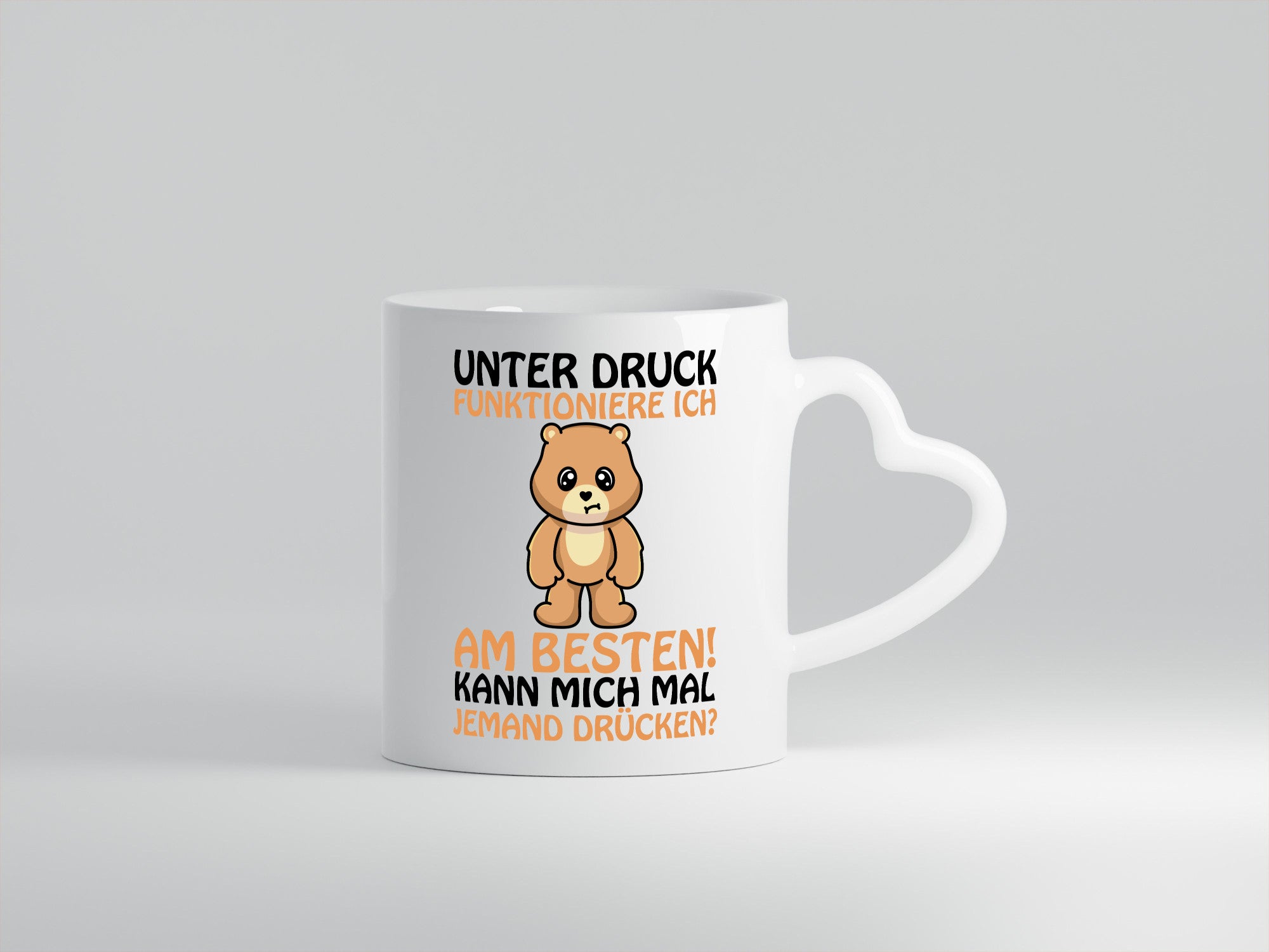 Unter Druck funktioniere ich am Besten | Drückt mich mal Geschenk Humor