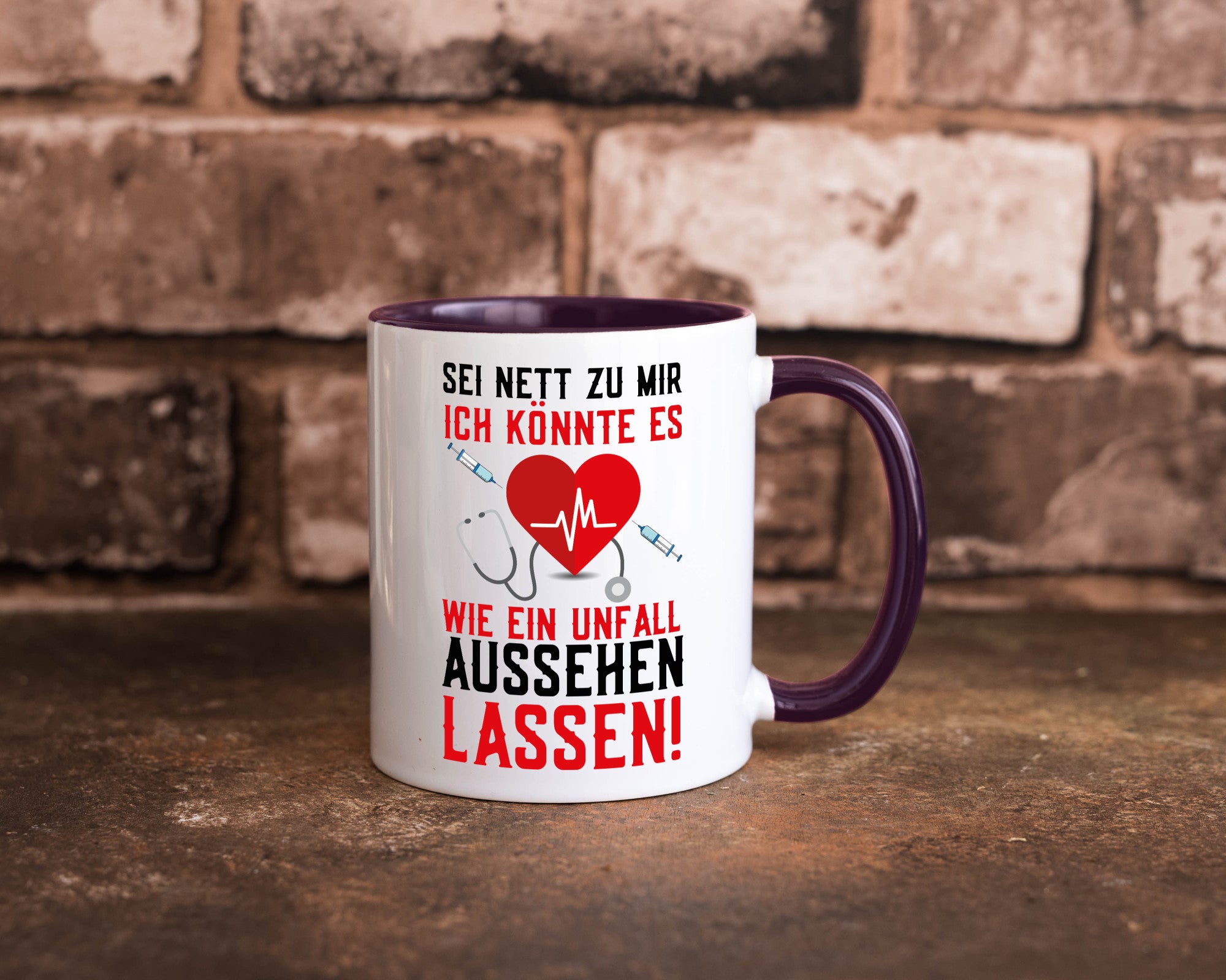 Sei nett zu mir | Krankenschwester Arzt Klinik Spritze v2 lustig Humor