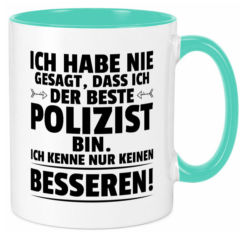 Der Beste Polizist | Polizei Humor Geschenkidee Tasse