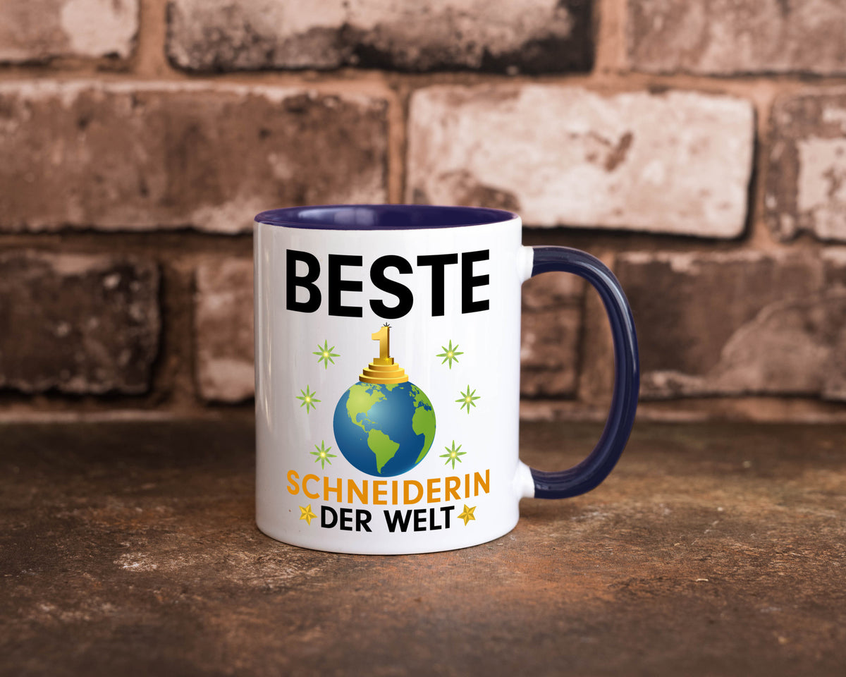Welt Beste Schneiderin | Beruf Schneiderei lustiger Spruch Geschenk Arbeit Tasse