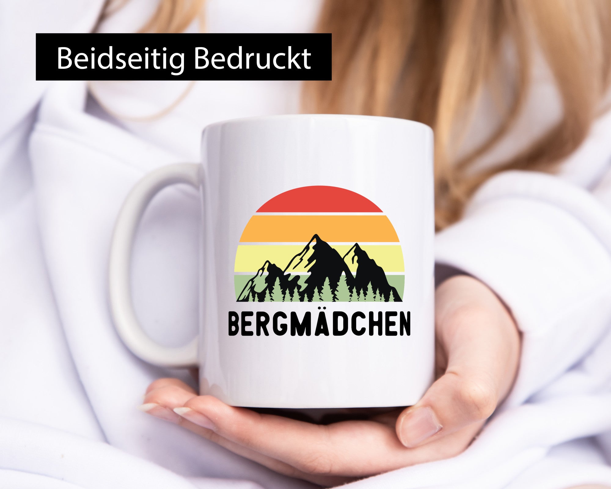 Bergmädchen | Berge lustiger Spruch Geschenk Humor Geschenkidee Tasse