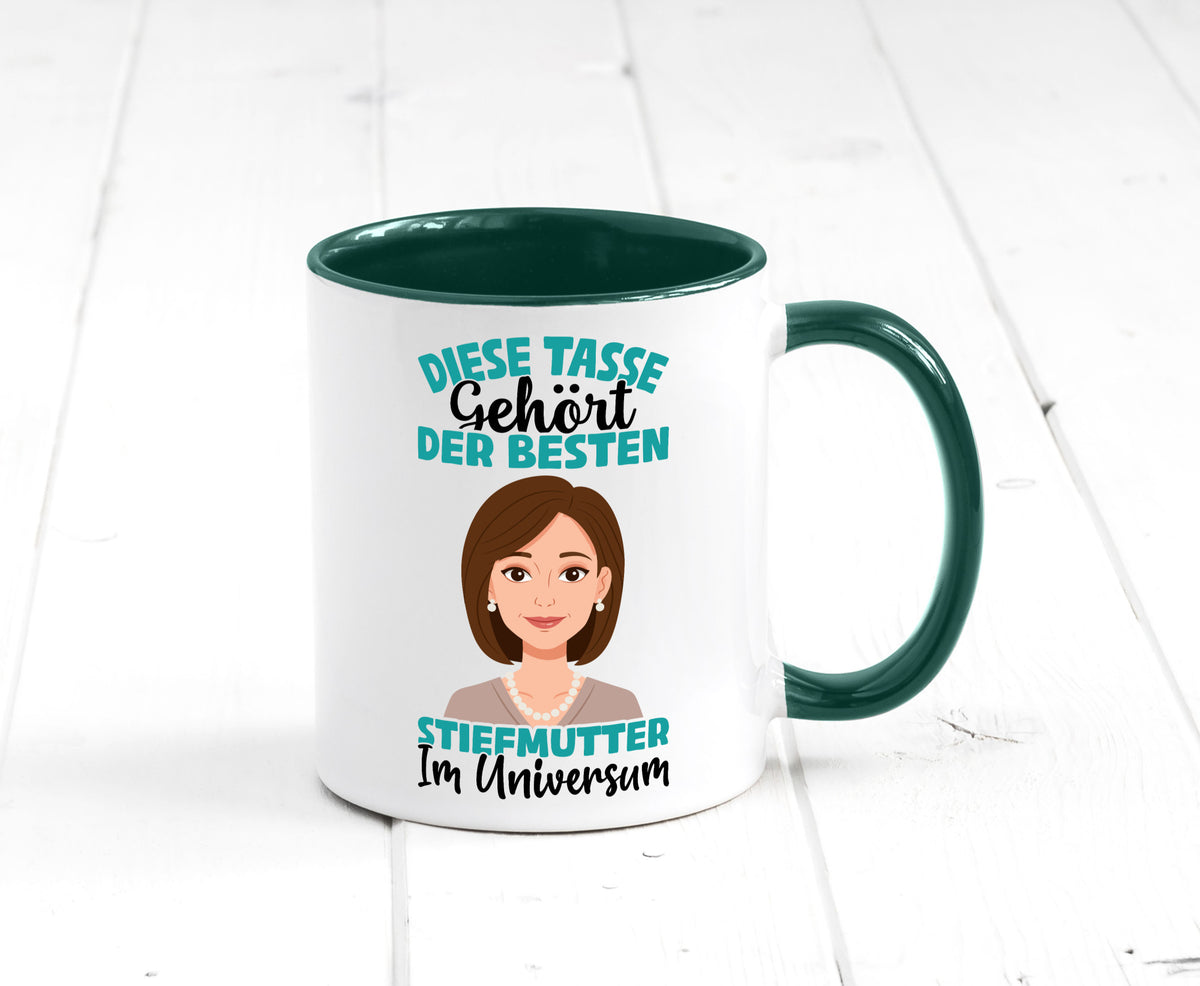 Im Universum: Stiefmutter | Stieftochter Beste Geschenk Familie Geschenkidee Tasse
