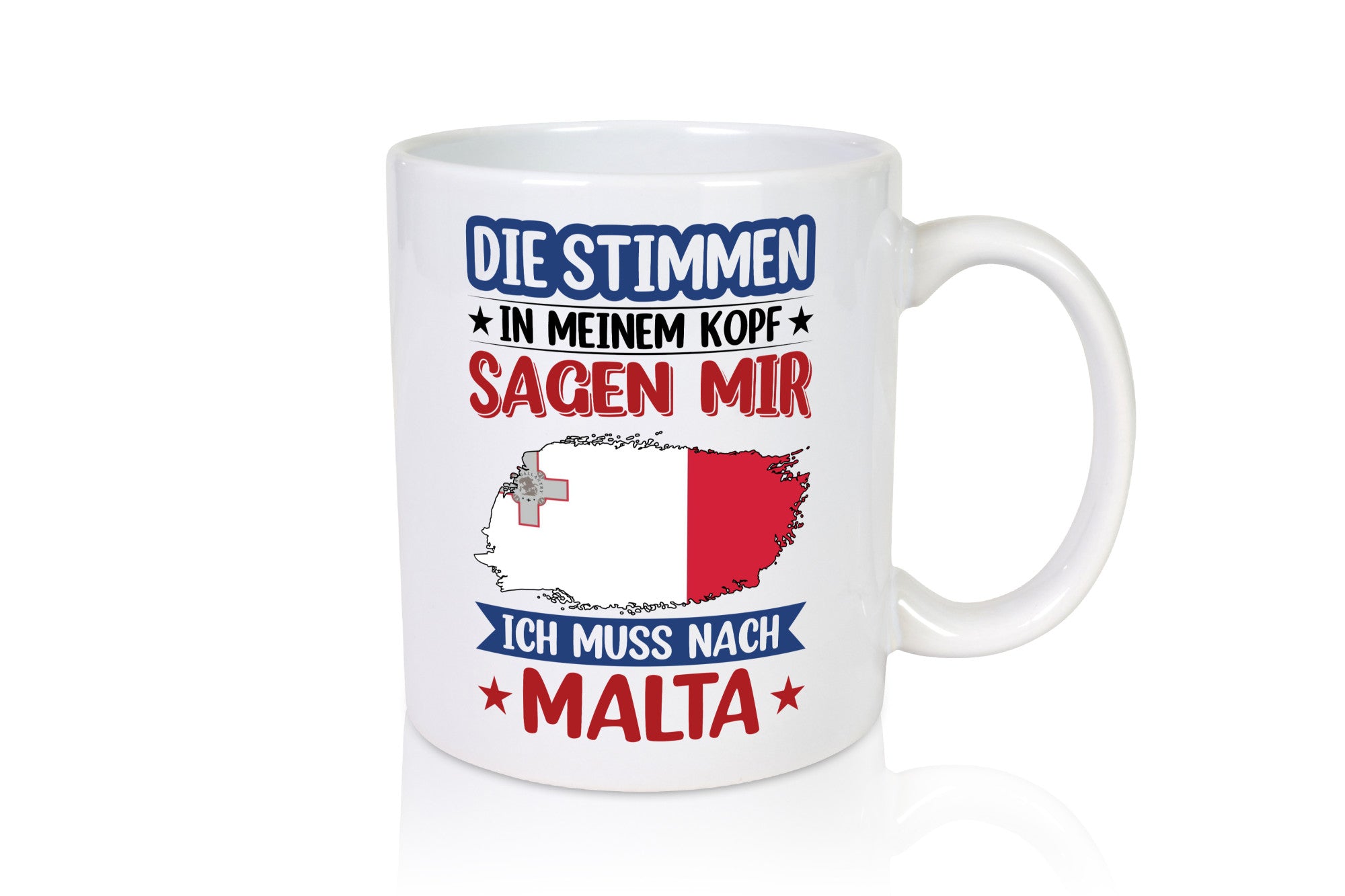 Malta | Urlaub Stimmen in meinem Kopf Traumland lustiger Spruch Geschenk Humor