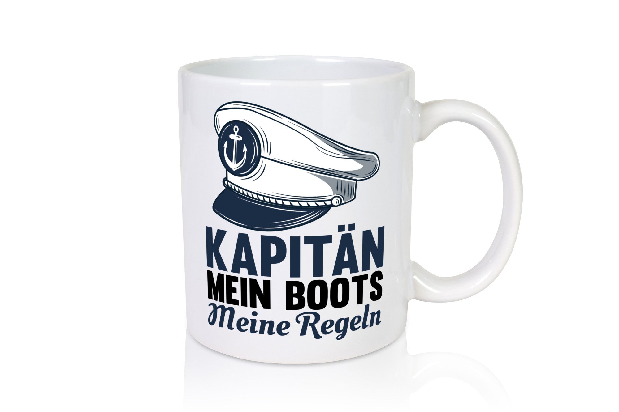 Mein Boot meine Regeln | Kapitän Tasse Schifffahrer Humor Geschenkidee