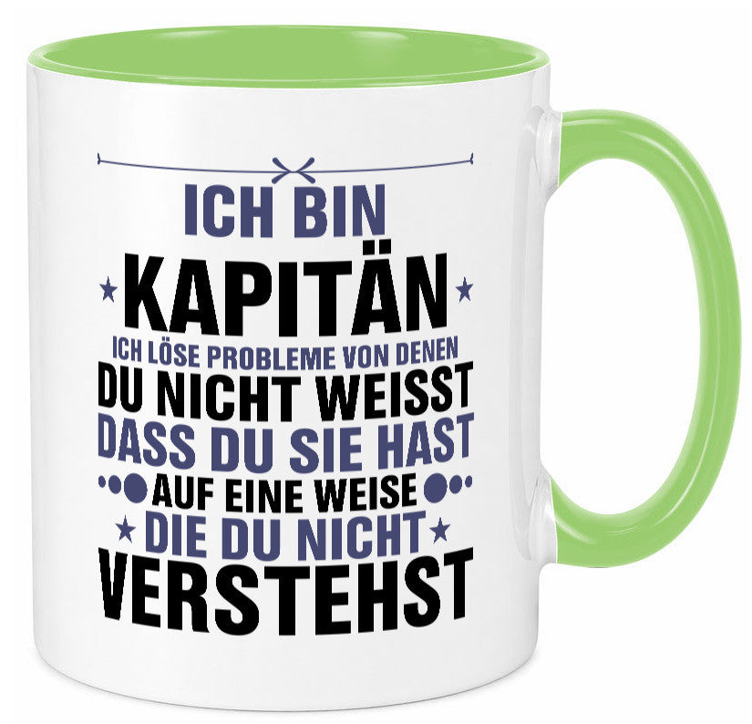 Löse Probleme: Kapitän | Schiffskapitän Schiff v2 Geschenk Humor Geschenkidee