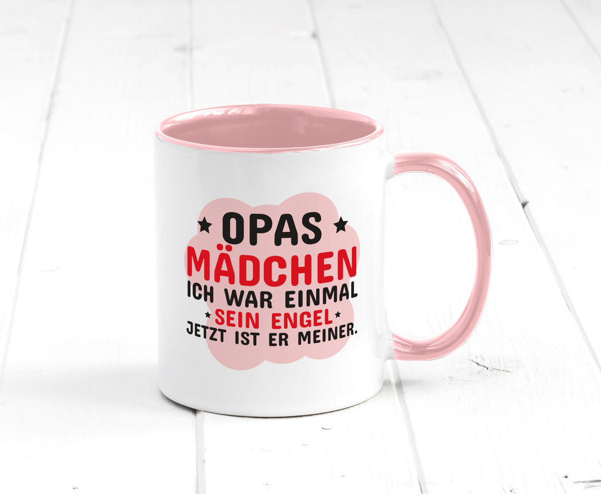 Opas Mädchen | Trauer Tasse Abschied Enkelin lustig Familie Geschenkidee