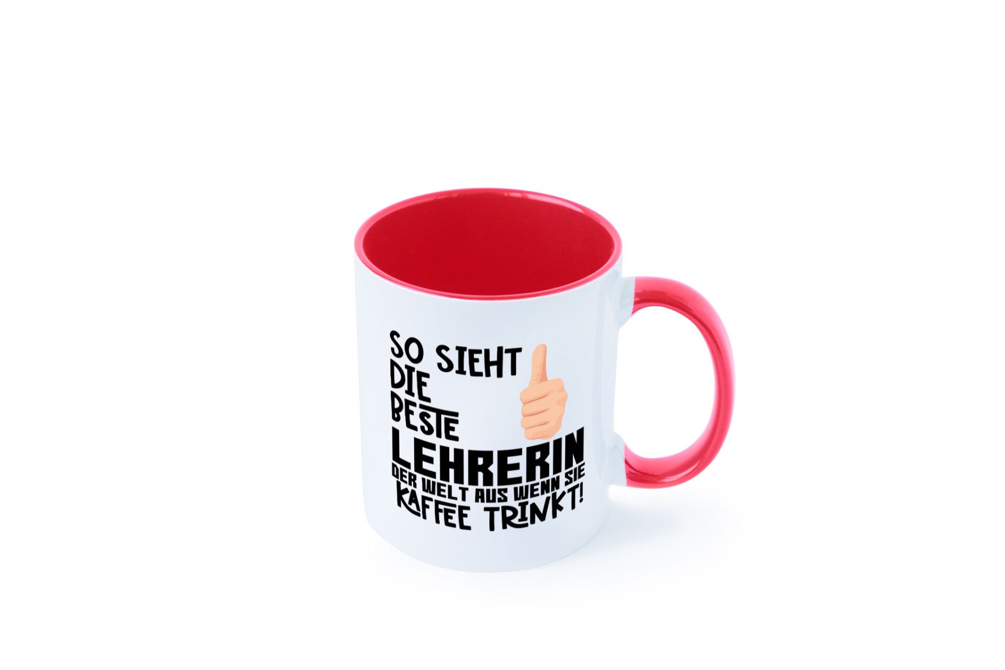 Beste Lehrerin | Lehrer Tasse Schule Dankeschön lustiger Spruch Geschenk Humor