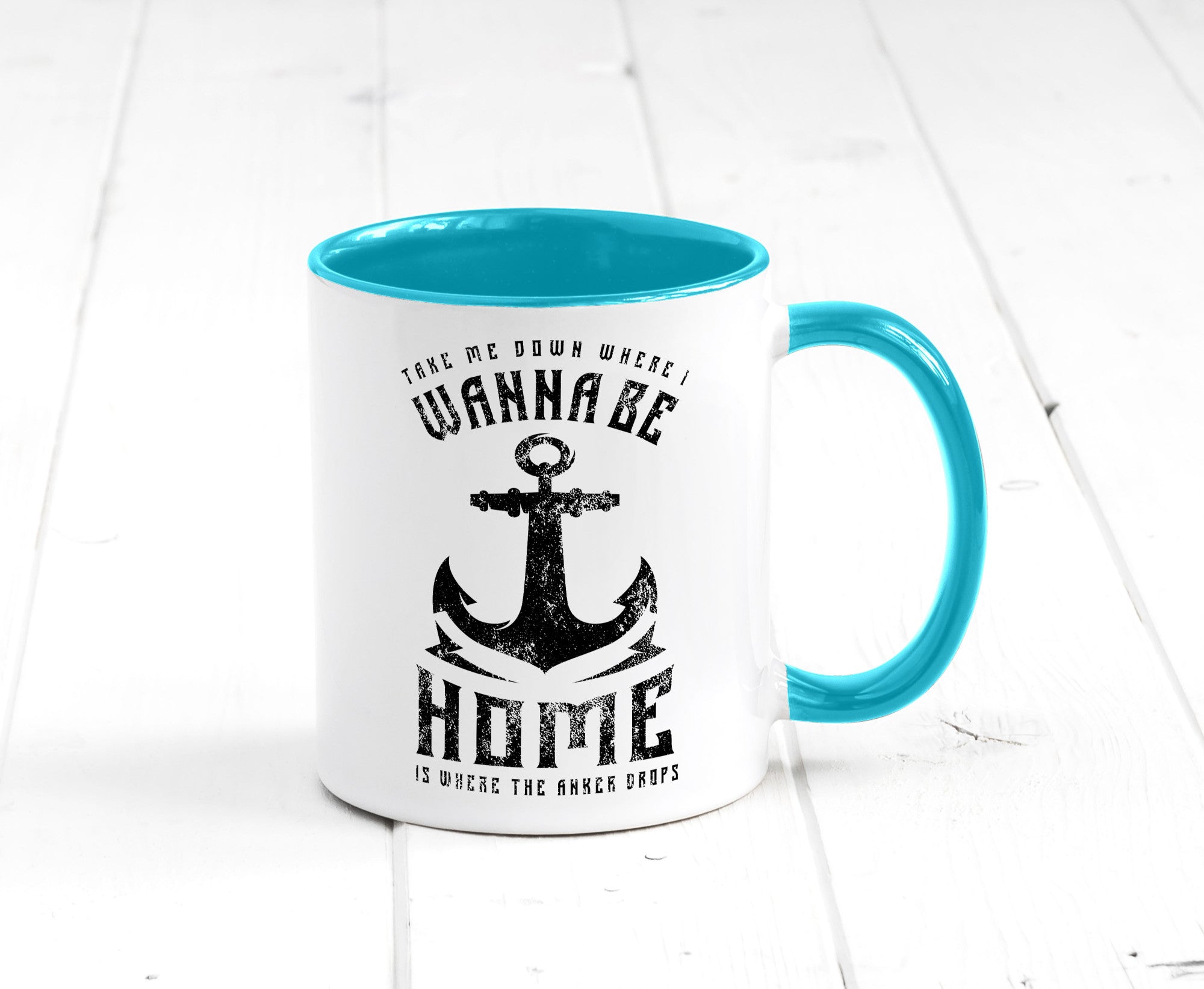 Bring mich da hin, wo ich sein will - Anker werfen lustiger Spruch Geschenk