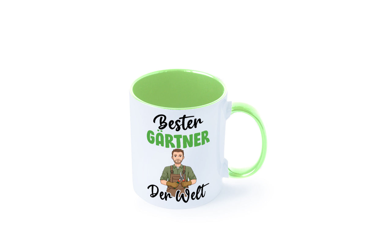 Bester Gärtner | Gartenbau v2 Geschenk Humor Geschenkidee lustiger Spruch Tasse