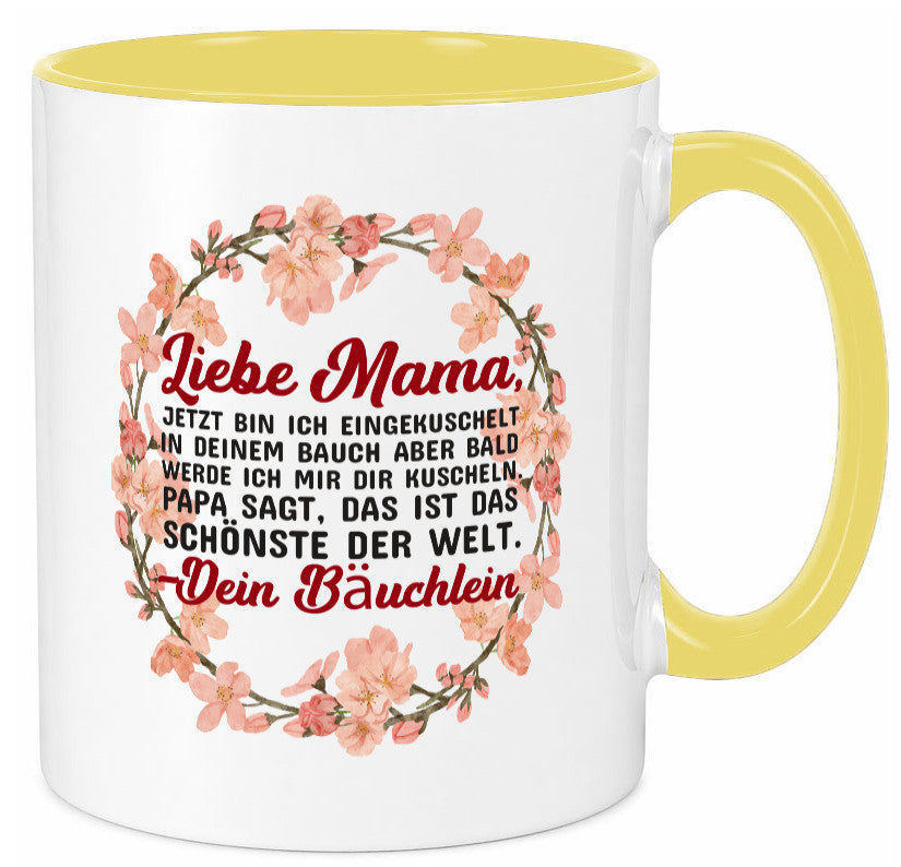 Liebe Mama | Schwangerschaft Tasse Baby süß Humor Familie Geschenkidee