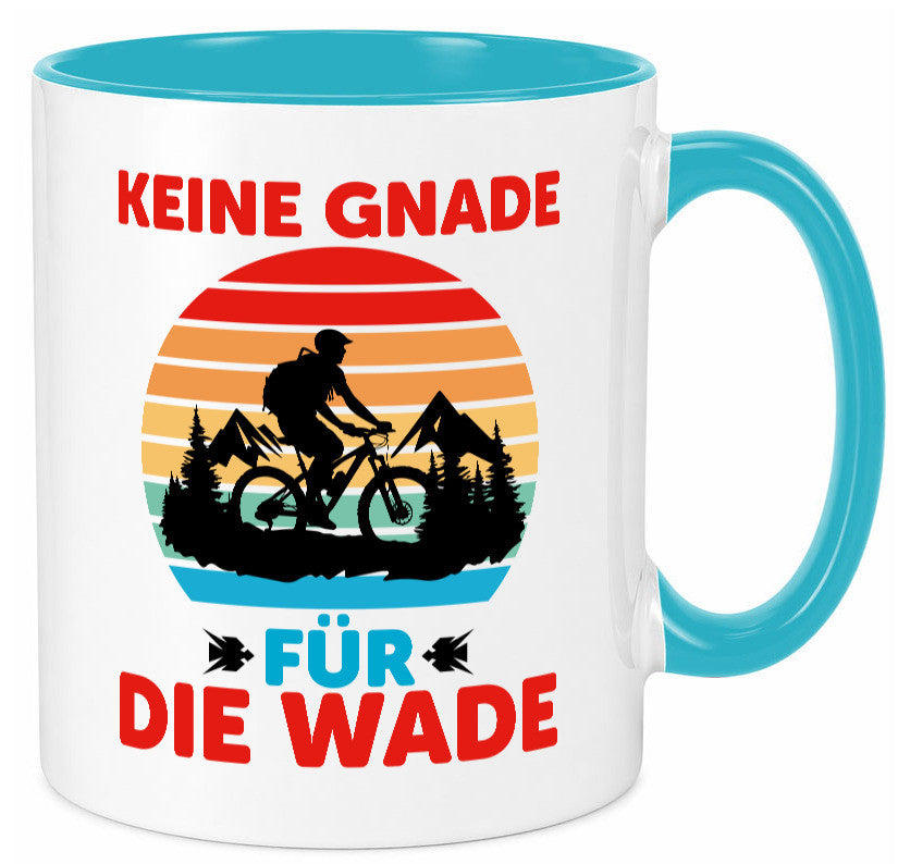 Keine Knade für die Wade | BMX Renrad Biker v2 lustig Humor Geschenkidee Tasse