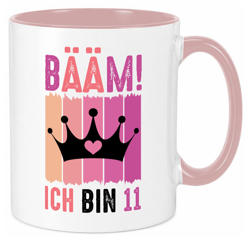 11. Geburtstag | 11 Jahre Bääm ich bin Krone Humor Geschenkidee Tasse
