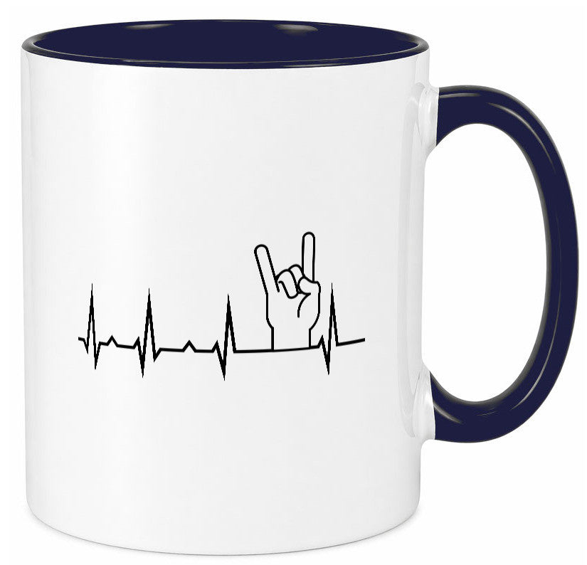 Heavy Metal Motiv | Rocker Musiker Rock Musik Geschenk Humor Geschenkidee Tasse