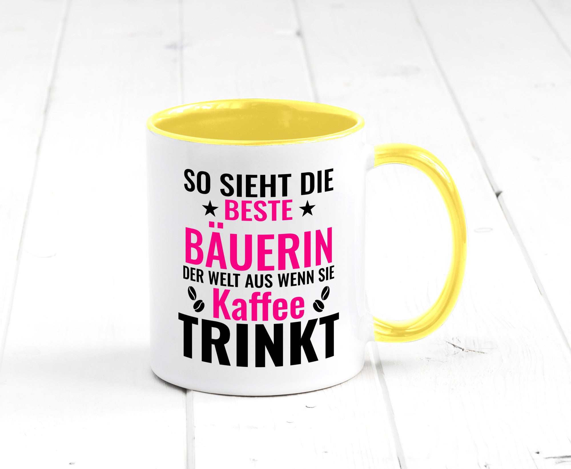 Kaffee trinkt: Bäuerin | Bauernhof Landwirtschaft Geschenk Humor Geschenkidee