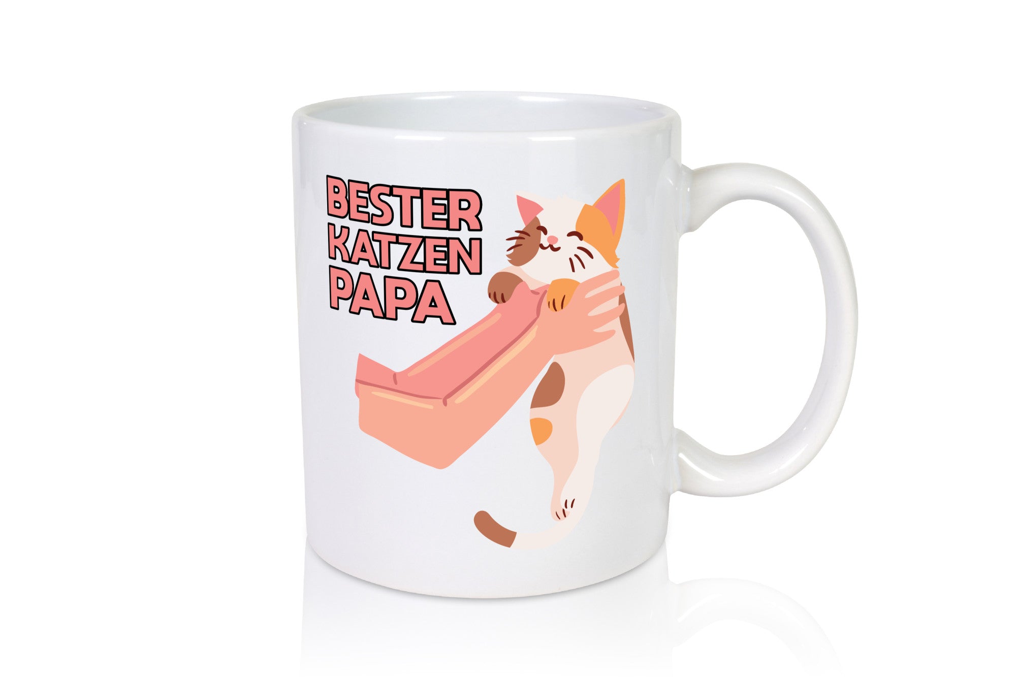 Bester Katzenpapa | Katze Gabel Geschenk Tierliebhaber Humor lustiger Spruch