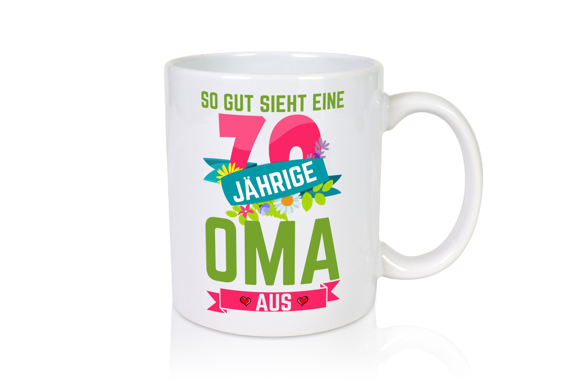 70. Geburtstag | 70 Jährige Oma Großmutter Geschenkidee Familie Humor Tasse