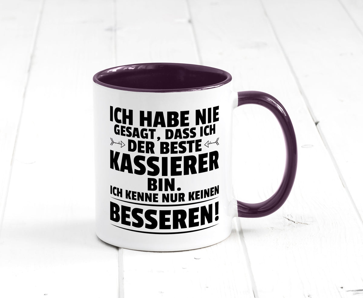 Der Beste Kassierer Geschenk Humor Geschenkidee lustiger Spruch Tasse