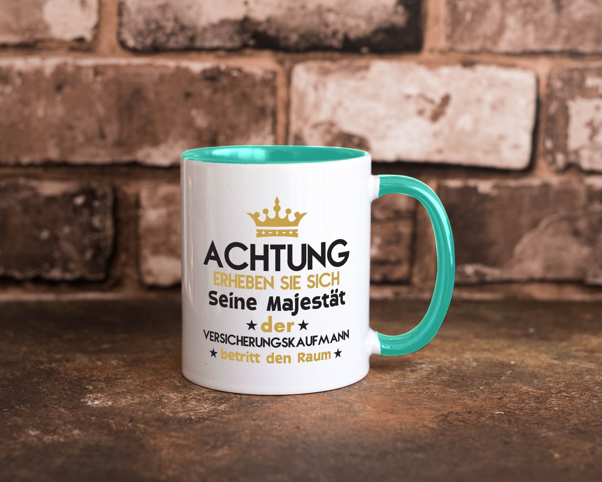 Seine Majestät Versicherungskaufmann | Kaufmann Geschenkidee Humor Tasse