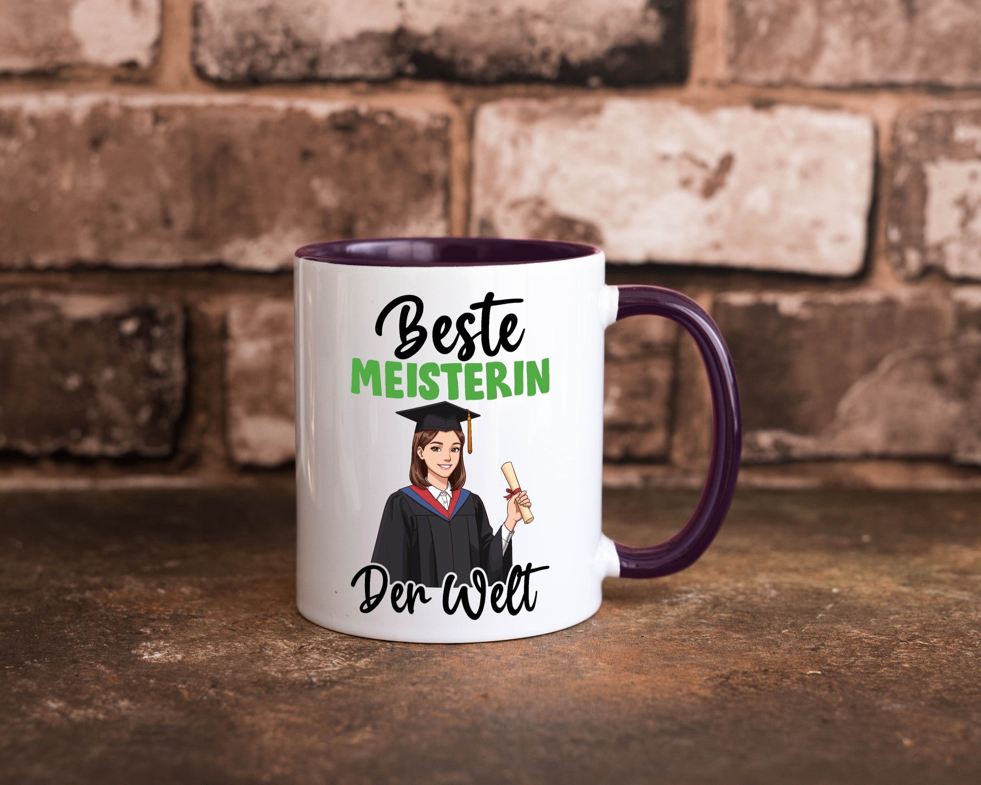 Beste Meisterin | Meisterbrief v2 Geschenk Humor Geschenkidee lustiger Spruch
