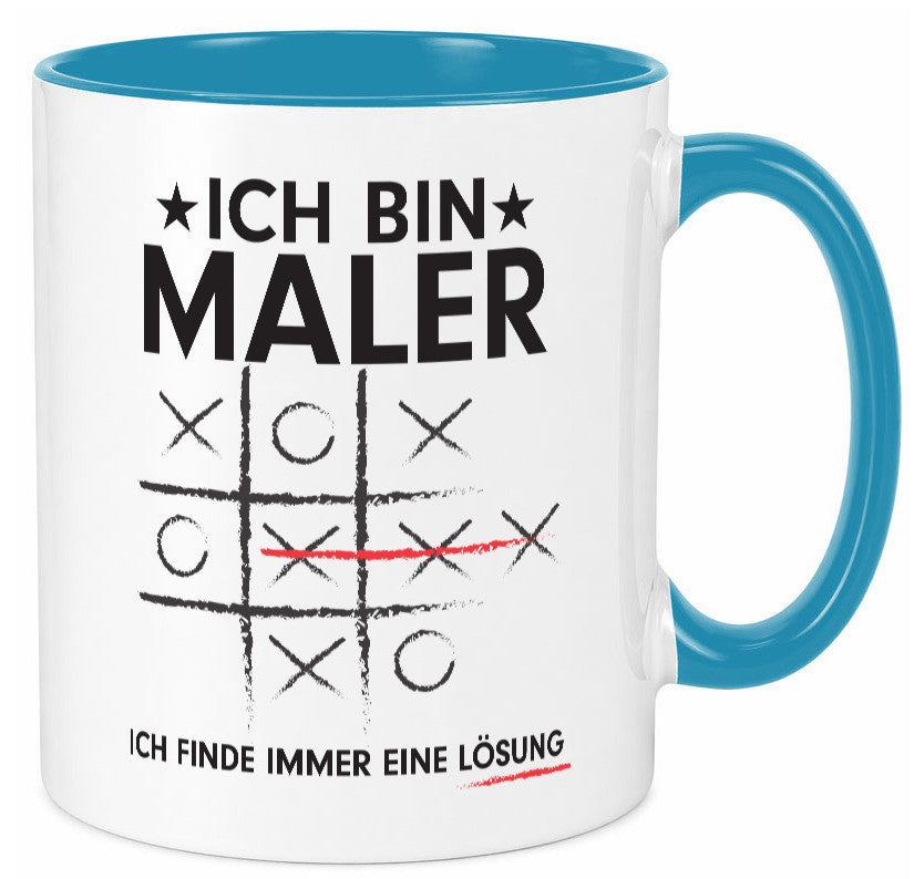 Löse Probleme: Maler | Malerei Geschenkidee Humor Tasse