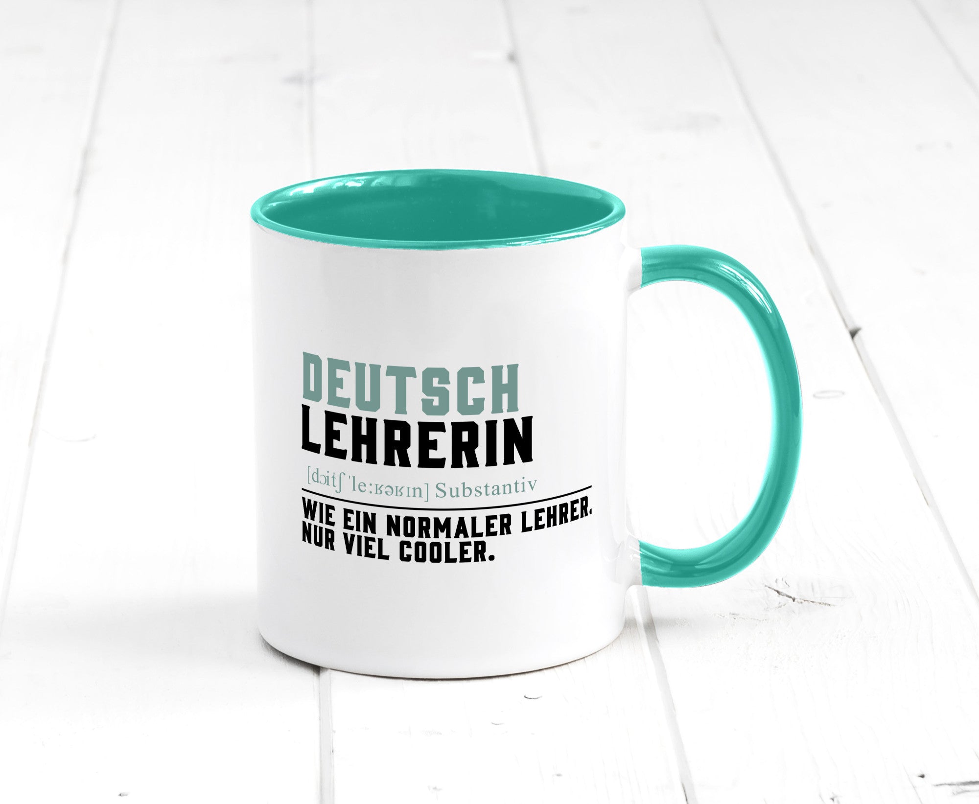 Deutschlehrerin | Lehrerin Unterricht Lieblinglehrerin Geschenkidee Humor Tasse