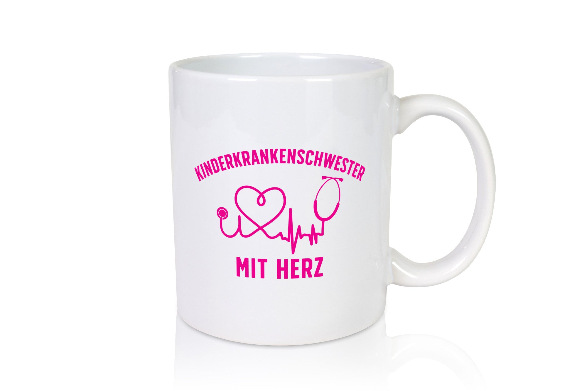 Kinderkrankenschwester mit Herz | Herzschlag Geschenkidee Humor Tasse