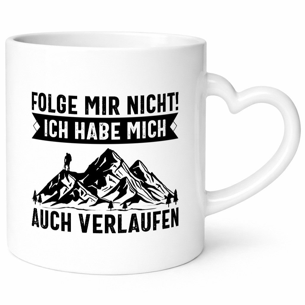 Nicht folgen, verlaufen | Wanderer Berge lustiger Spruch Geschenk Humor