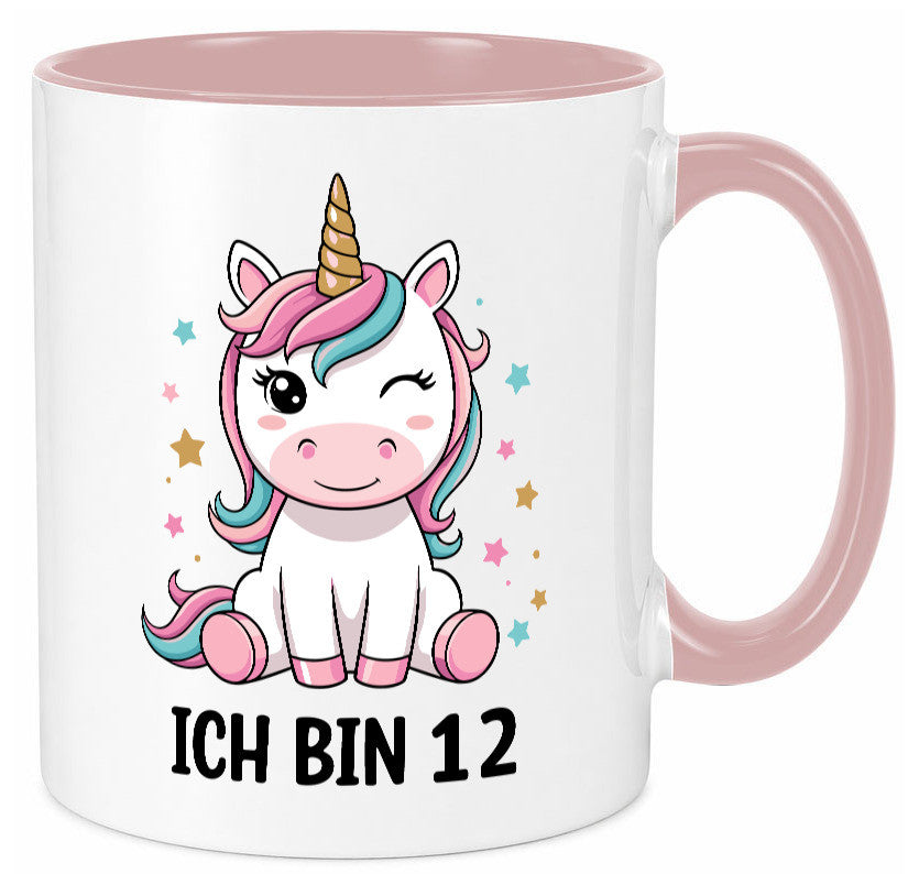12. Geburtstag | 12 Jahre Einhorn Mädchen lustig Geschenkidee Geschenk Tasse