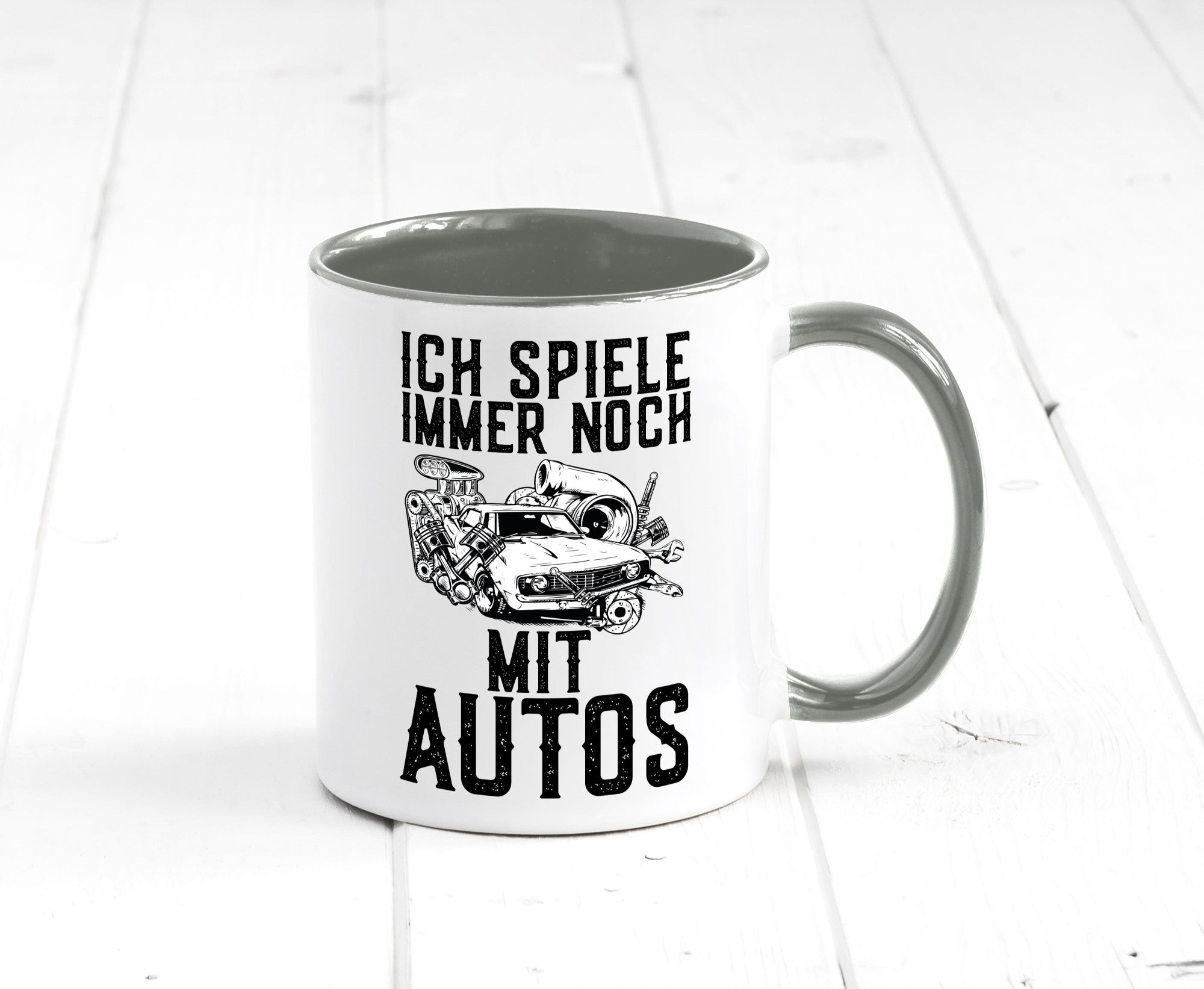 Spiele noch mit Autos | Werkstatt Werkzeug Mechaniker lustiger Spruch Geschenk