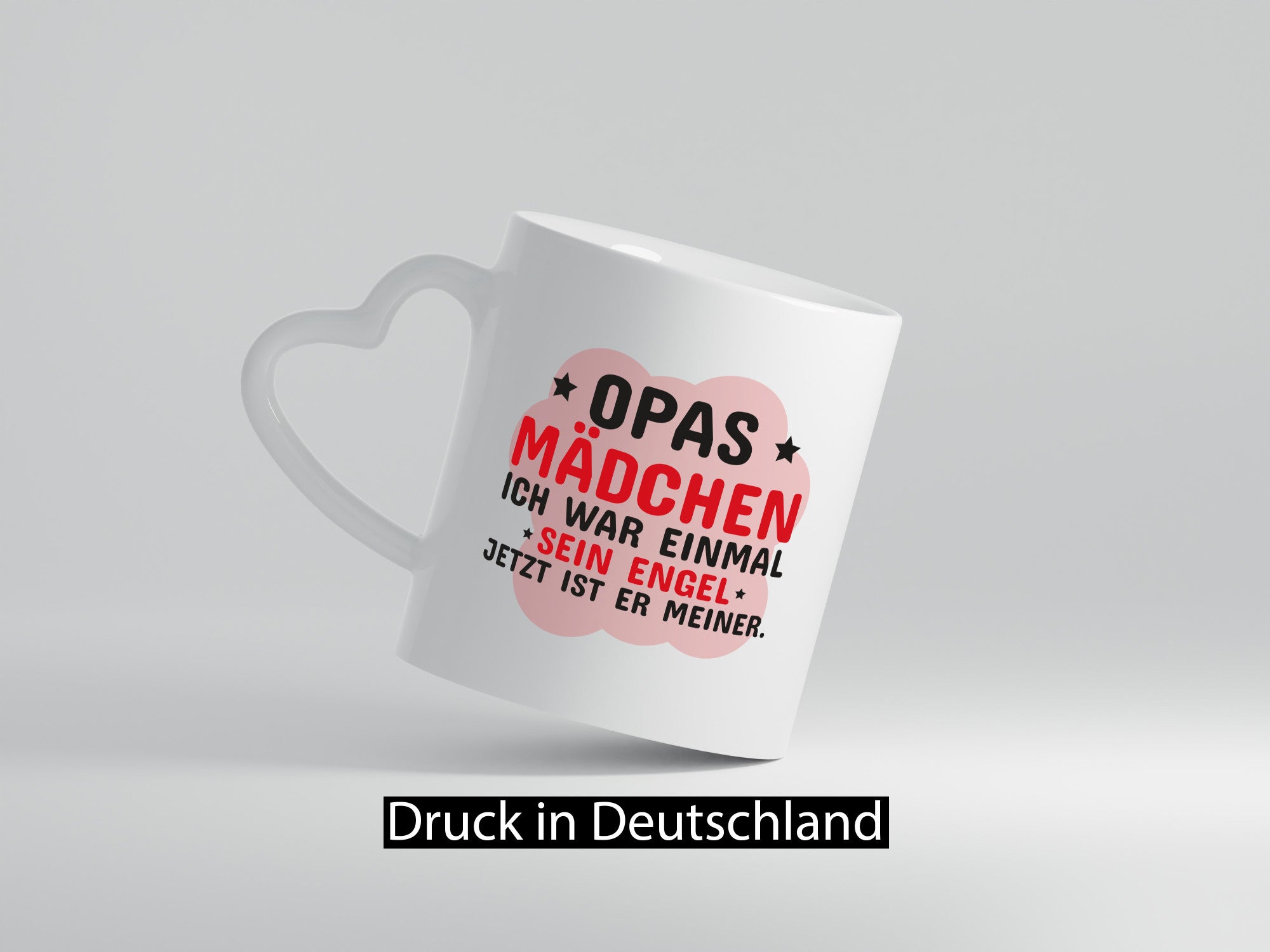 Opas Mädchen | Trauer Tasse Abschied Enkelin lustig Familie Geschenkidee