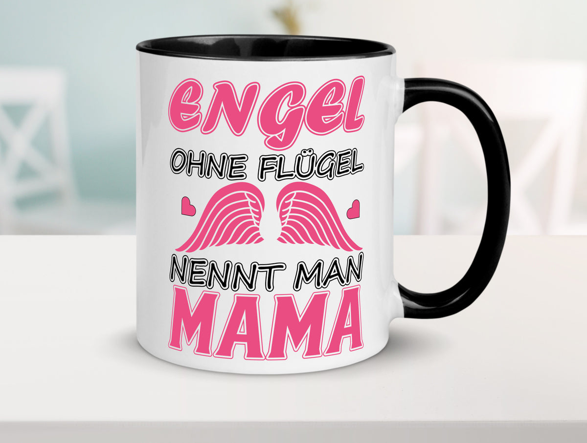 Mama Engel Humor Familie Geschenkidee Tasse