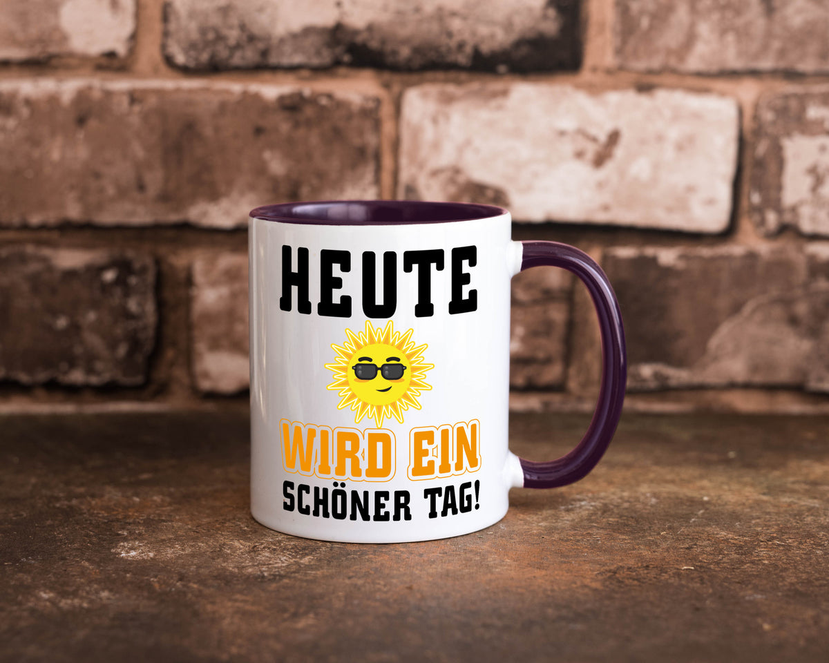 Schöner Tag Geschenk Humor Geschenkidee lustiger Spruch Tasse