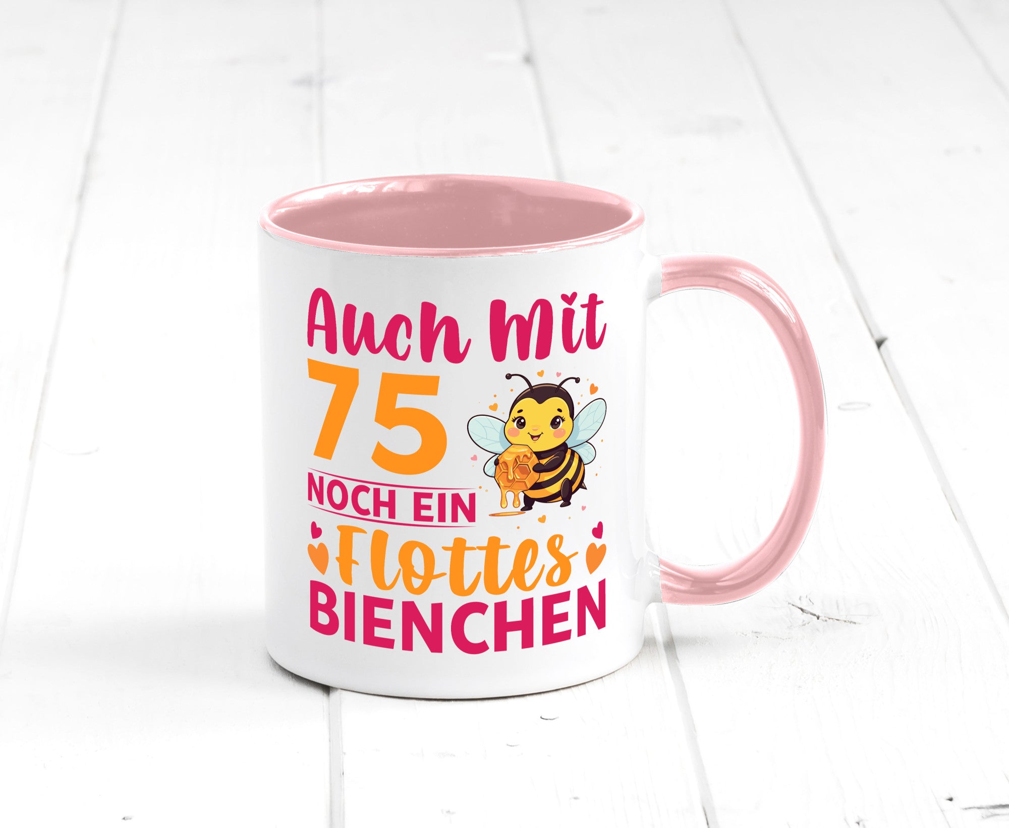 75. Geburtstag | Flottes Bienchen 75 Jahre v2 Geschenk Geschenkidee lustiger