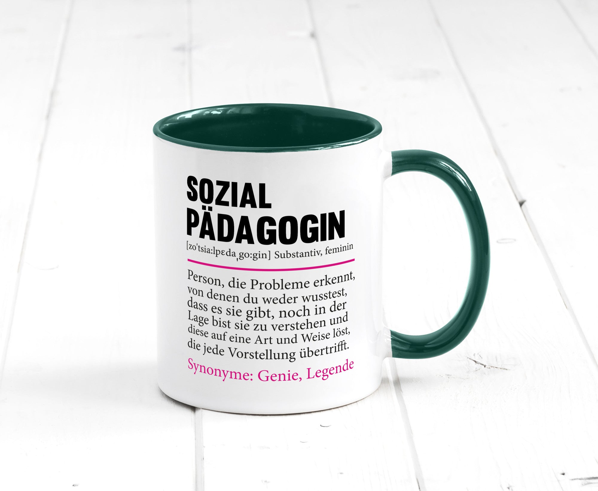 Sozialpädagogin | Spruch lustig Humor Pädagogin v2 Geschenkidee Geschenk Tasse
