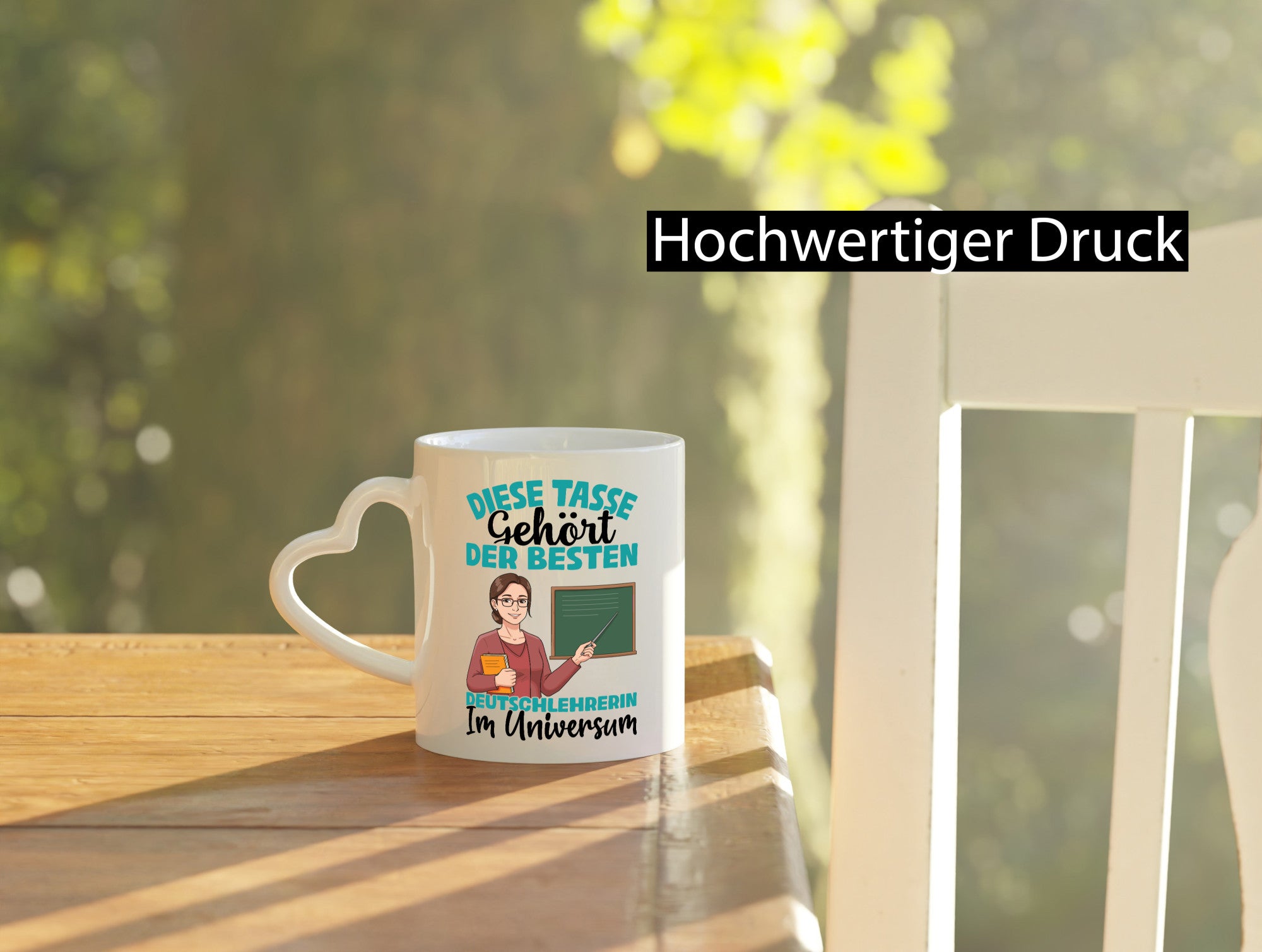 Im Universum: Deutschlehrerin | Lehrer Humor Geschenkidee Tasse