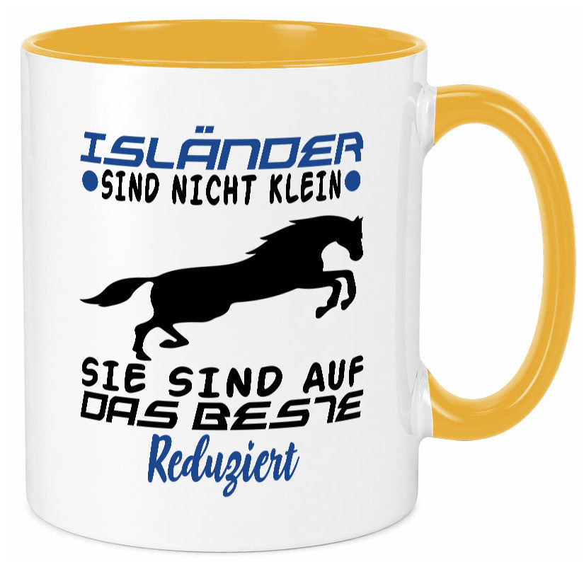 Isländer sind nicht klein | Auf das beste reduziert Geschenk Humor Geschenkidee Tasse